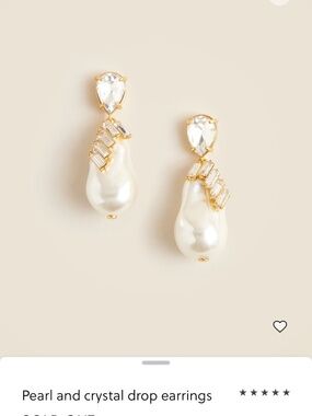 Jcrew Pearl earrings